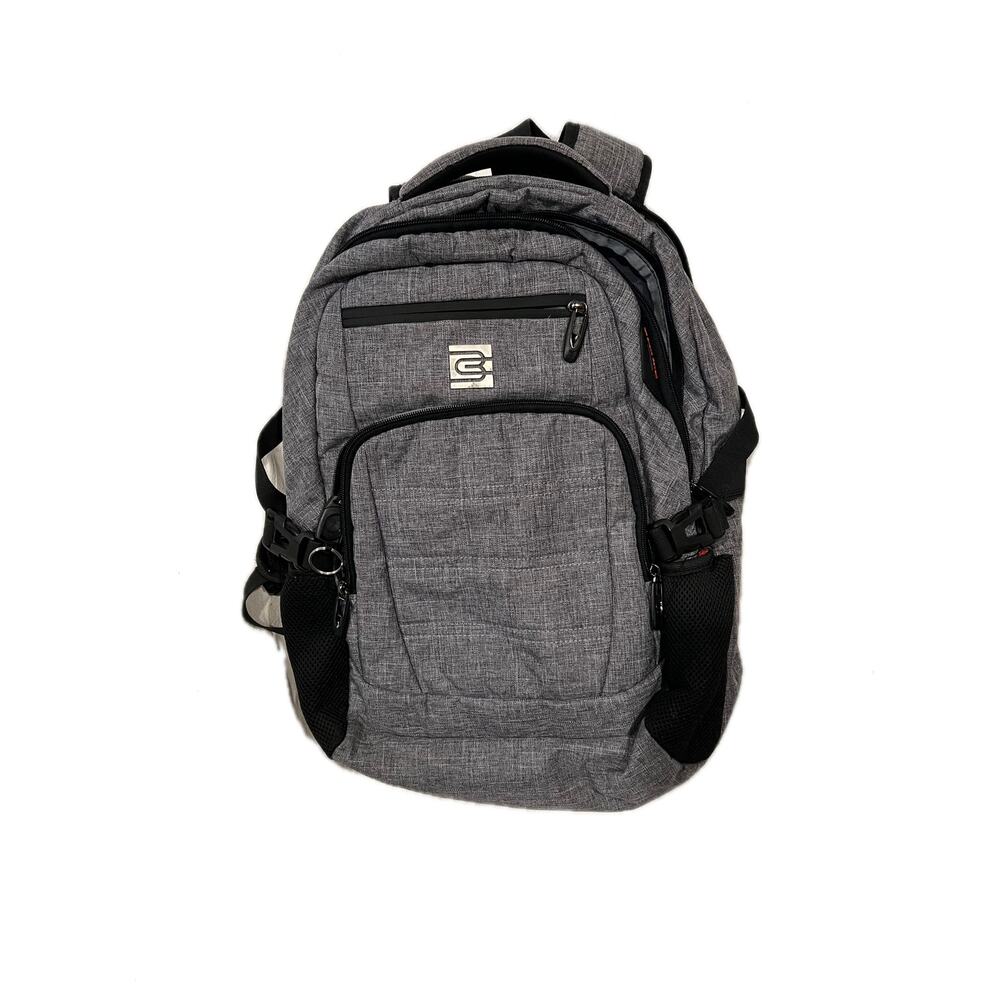 Bruno Cavalli Padded Computer Gray Black Backpack